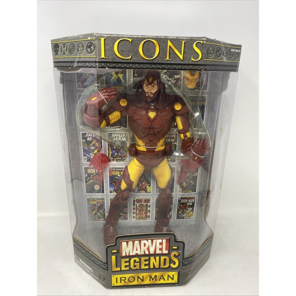 Marvel Legends Icons Iron Man 12" Action Figure NEW Toy Biz 2006